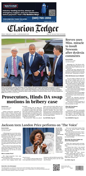 Cover of Clarion Ledger