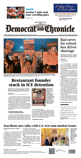 Cover of Democrat and Chronicle