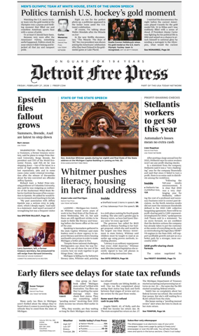 Cover of Detroit Free Press