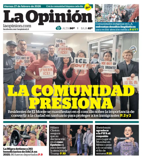 Cover of La Opinion