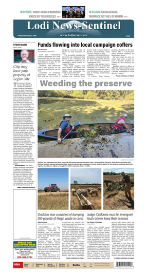 Cover of Lodi News-Sentinel