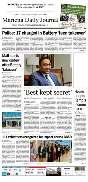 Cover of Marietta Daily Journal