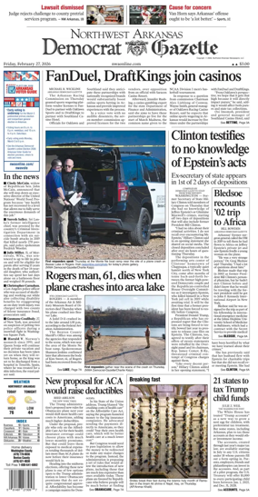 Cover of Northwest Arkansas Democrat-Gazette