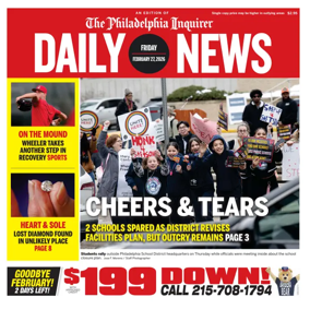 Cover of Philadelphia Daily News