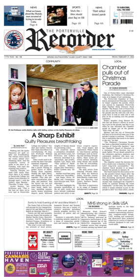 Cover of Porterville Recorder