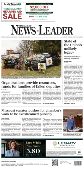 Cover of Springfield News-Leader