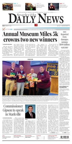 Cover of Starkville Daily News