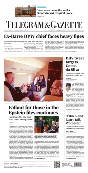 Cover of Telegram & Gazette