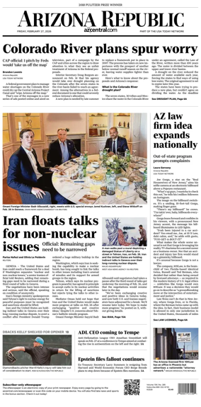 Cover of The Arizona Republic