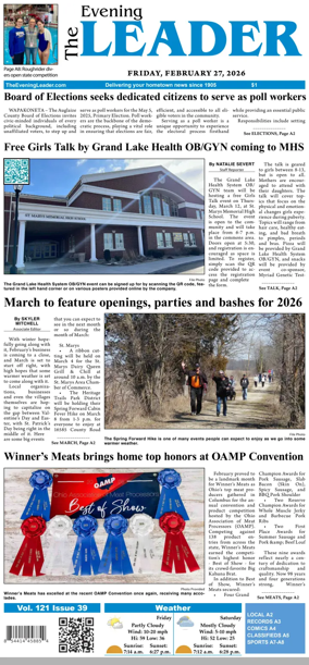 Cover of The Evening Leader