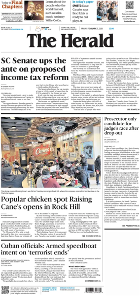 Cover of The Herald (Rock Hill)