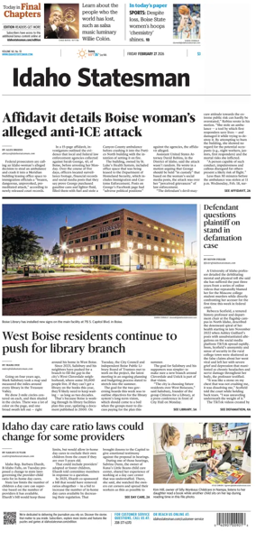 Cover of The Idaho Statesman