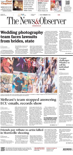 Cover of The News & Observer