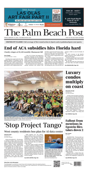 Cover of The Palm Beach Post