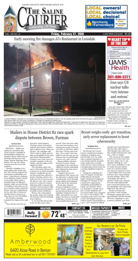 Cover of The Saline Courier