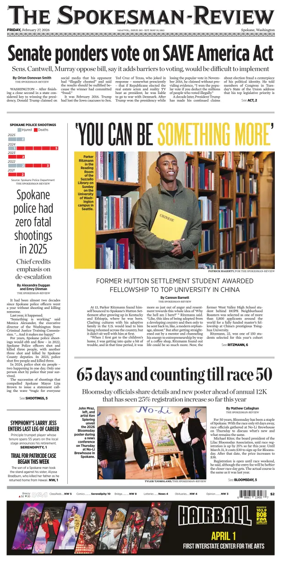 Cover of The Spokesman-Review (Spokane)