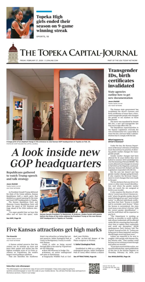Cover of The Topeka Capital-Journal