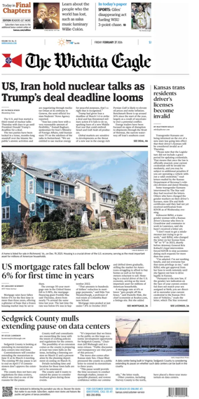 Cover of The Wichita Eagle