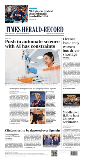 Cover of Times Herald-Record