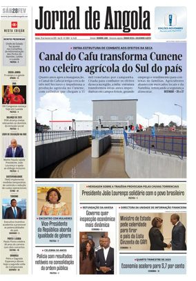 Cover of Jornal de Angola