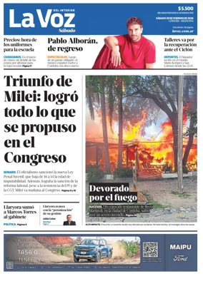 Cover of La Voz del Interior