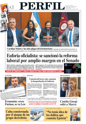 Cover of Perfil (Sabado)