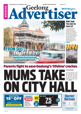 Cover of Geelong Advertiser