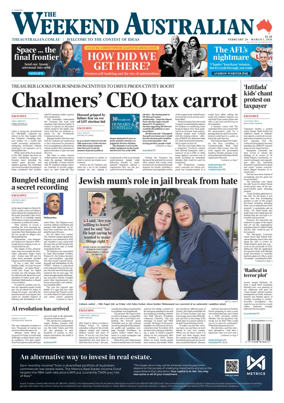 Cover of The Australian
