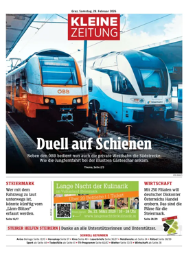 Cover of Kleine Zeitung Steiermark