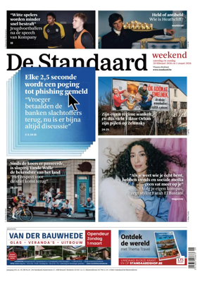 Cover of De Standaard