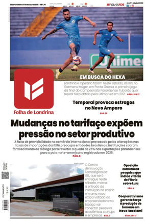 Cover of Folha de Londrina