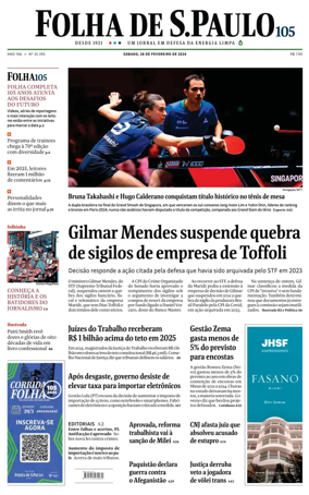 Cover of Folha de S.Paulo