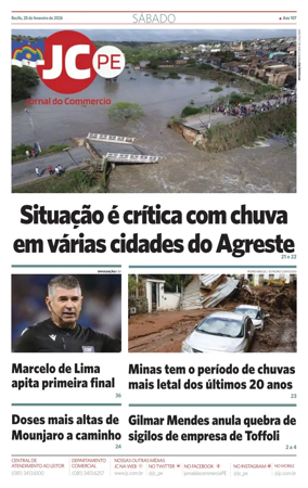 Cover of Jornal do Commercio