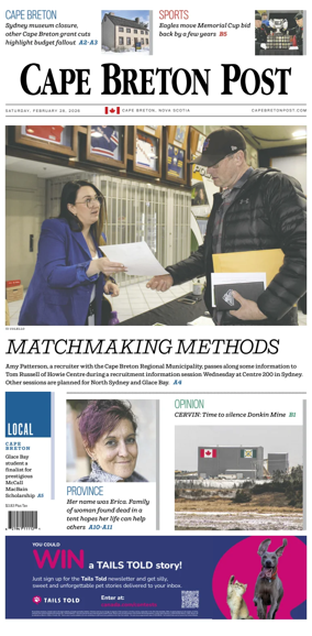 Cover of Cape Breton Post