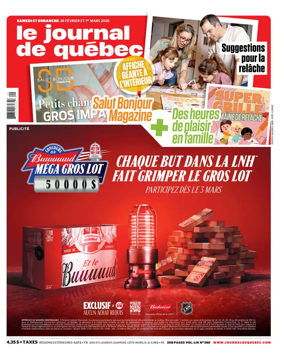 Cover of Le Journal de Quebec