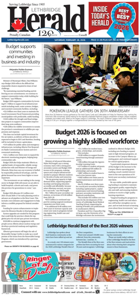 Cover of Lethbridge Herald