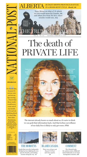 Cover of National Post - (National Edition)