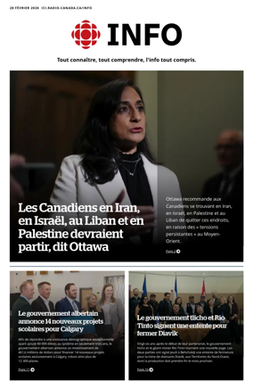 Cover of Radio-Canada Info