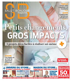 Cover of Le Journal de Quebec - Salut Bonjour Magazine