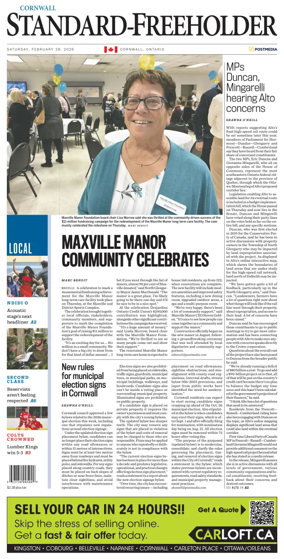 Cover of Standard-Freeholder (Cornwall)