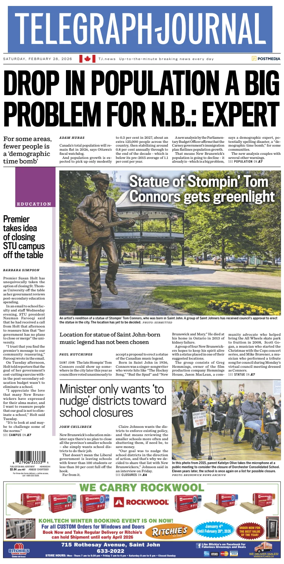 Cover of Telegraph-Journal