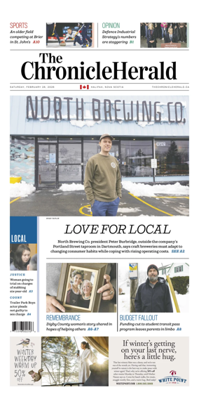 Cover of The Chronicle Herald (Provincial)