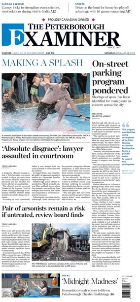 Cover of The Peterborough Examiner