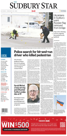 Cover of The Sudbury Star