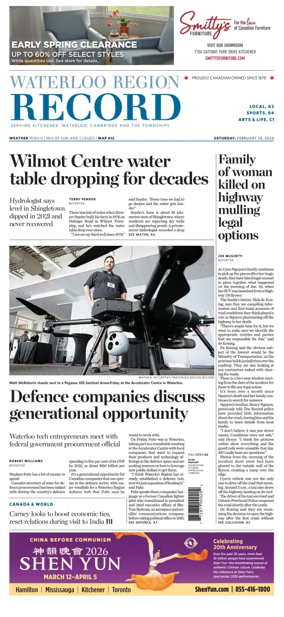 Cover of Waterloo Region Record