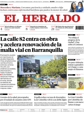 Cover of El Heraldo (Colombia)