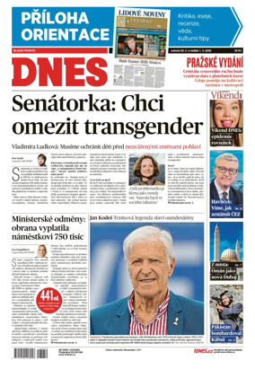 Cover of Dnes Prague Edition