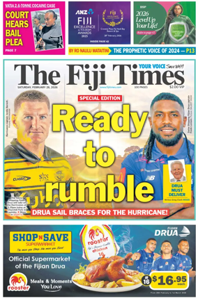 Cover of The Fiji Times