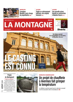 Cover of La Montagne (Moulins)