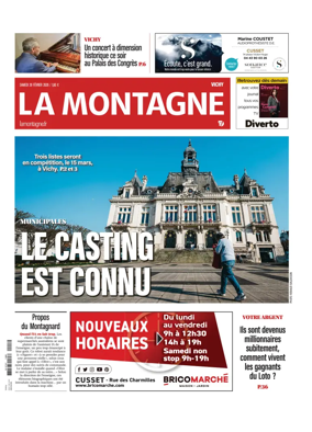 Cover of La Montagne (Vichy)